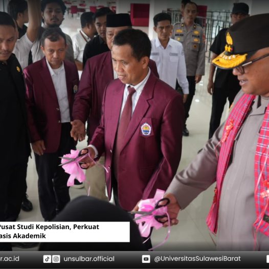 Unsulbar Resmikan Pusat Studi Kepolisian, Perkuat Reformasi Polri Berbasis Akademik