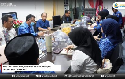Siap UTBK-SNBT 2026, Unsulbar Perkuat persiapan dengan Rapat Koordinasi