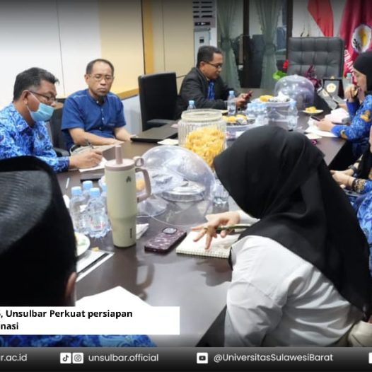 Siap UTBK-SNBT 2026, Unsulbar Perkuat persiapan dengan Rapat Koordinasi