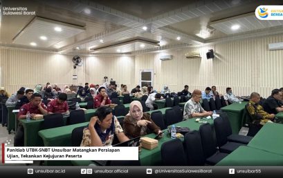 Panitia UTBK-SNBT Unsulbar Matangkan Persiapan Ujian, Tekankan Kejujuran Peserta