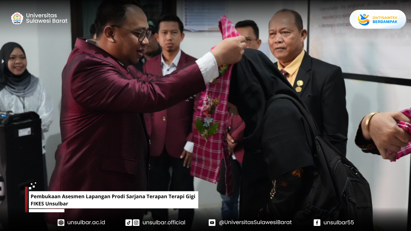 Pembukaan Asesmen Lapangan Prodi Sarjana Terapan Terapi Gigi FIKES Unsulbar