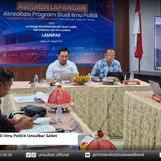 Kado Hardiknas, Prodi Ilmu Politik Unsulbar Sabet Akreditasi Unggul