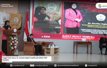 Unggul Satu Suara, Dr. Kartika Hajati Terpilih Jadi Dekan FKIP Unsulbar