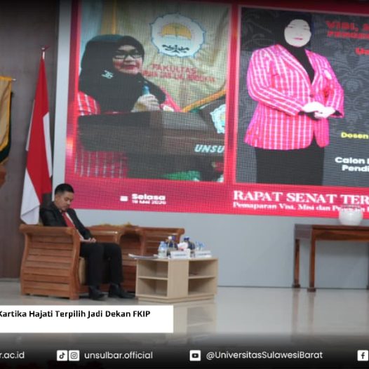 Unggul Satu Suara, Dr. Kartika Hajati Terpilih Jadi Dekan FKIP Unsulbar