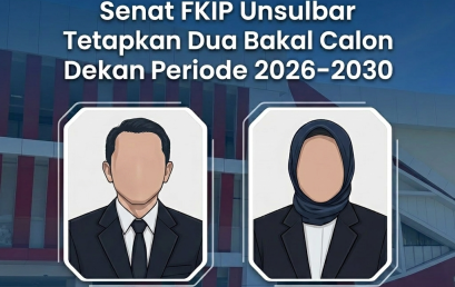 Senat FKIP Unsulbar Tetapkan Dua Bakal Calon Dekan Periode 2026–2030